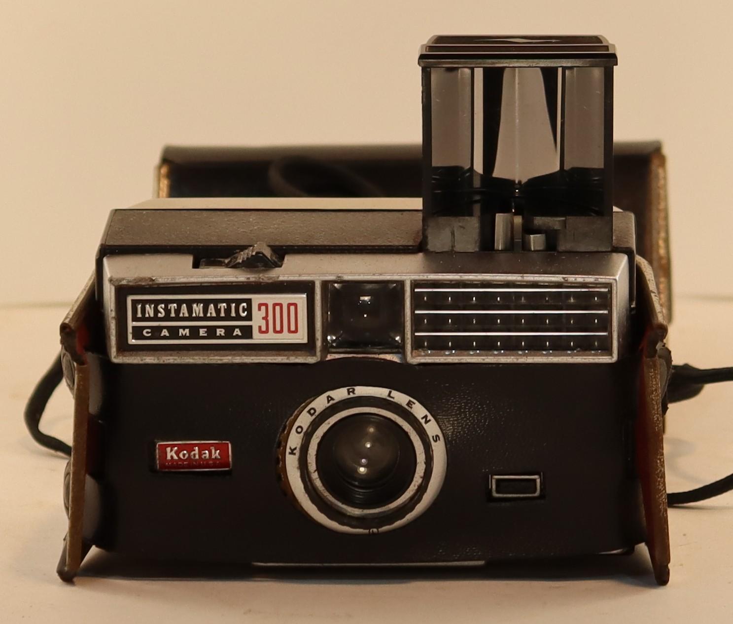 View of Instamatic 300 Camera with Flash