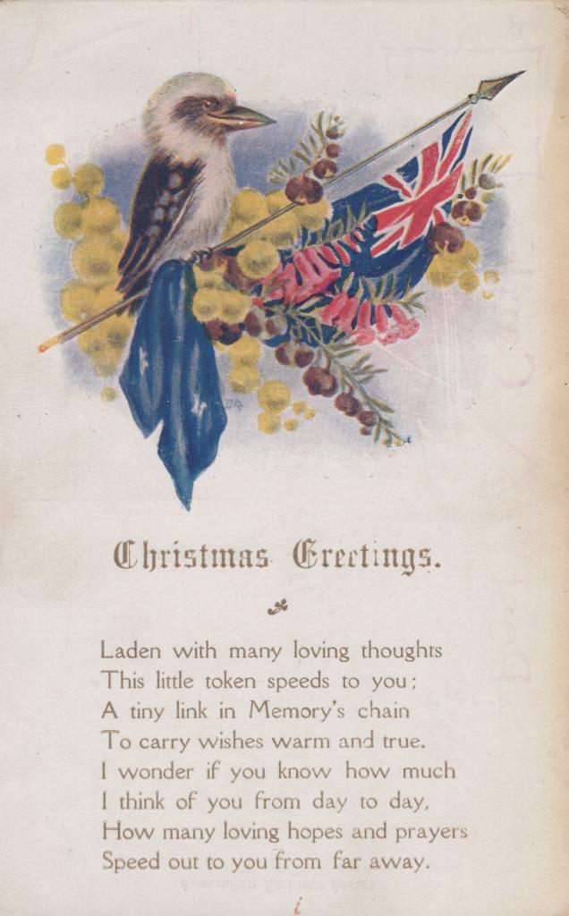 Postcard - 'Christmas Greetings' Postcard - 'Christmas Greetings'