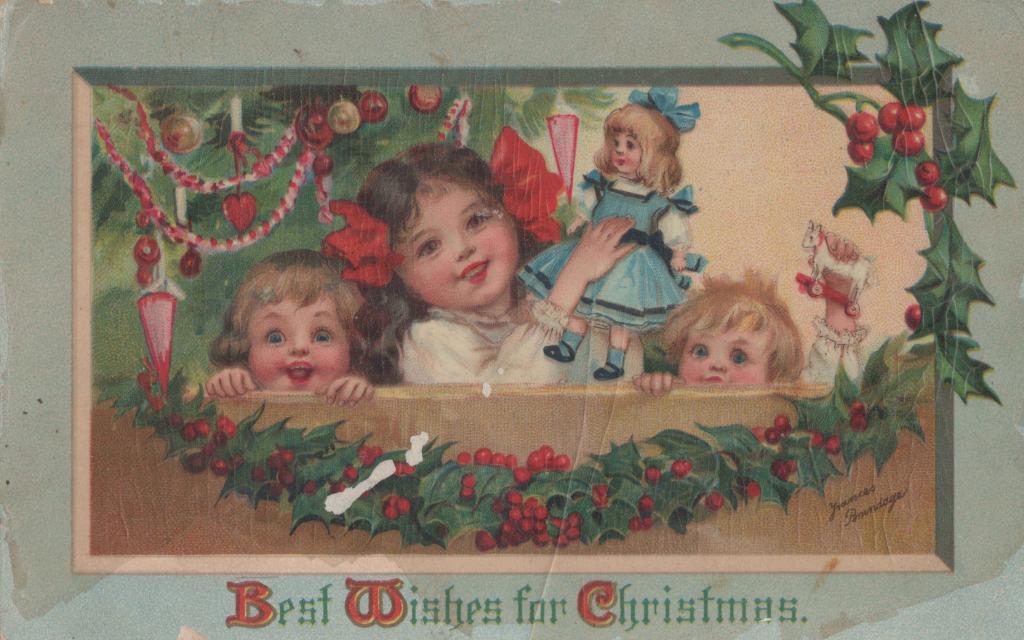 Postcard - Best Wishes for Christmas