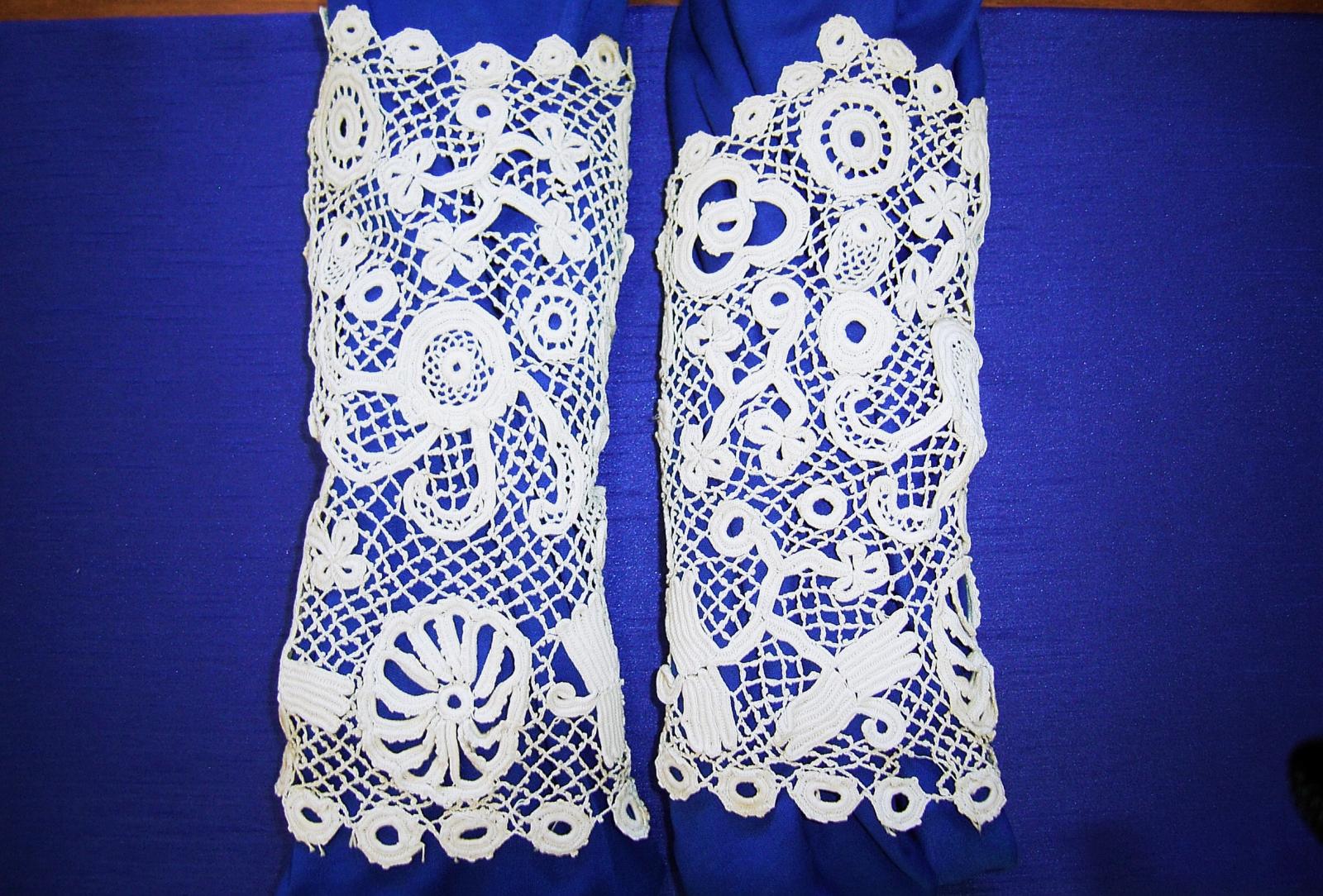 Irish crochet sleeves