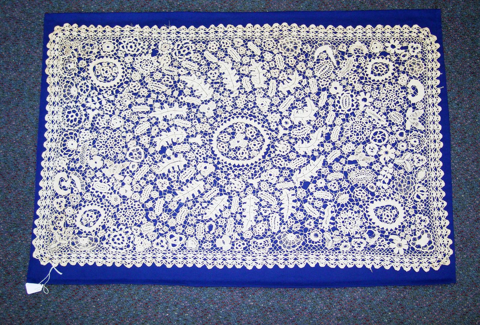 Irish crochet tray cloth