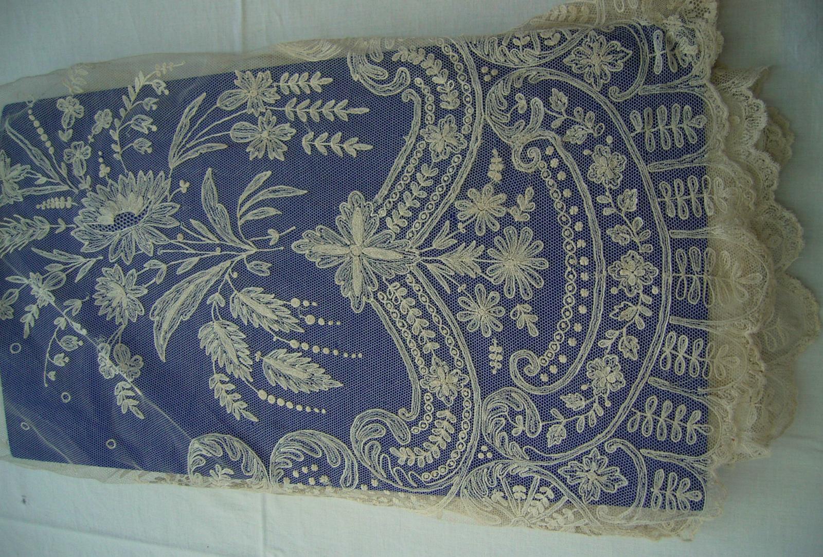 Tambour wedding veil