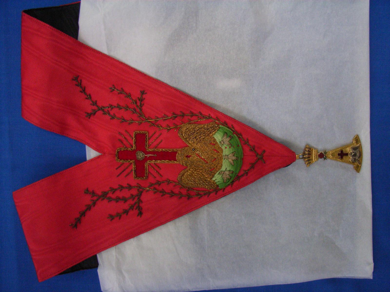 Bishop's collar with goldwork