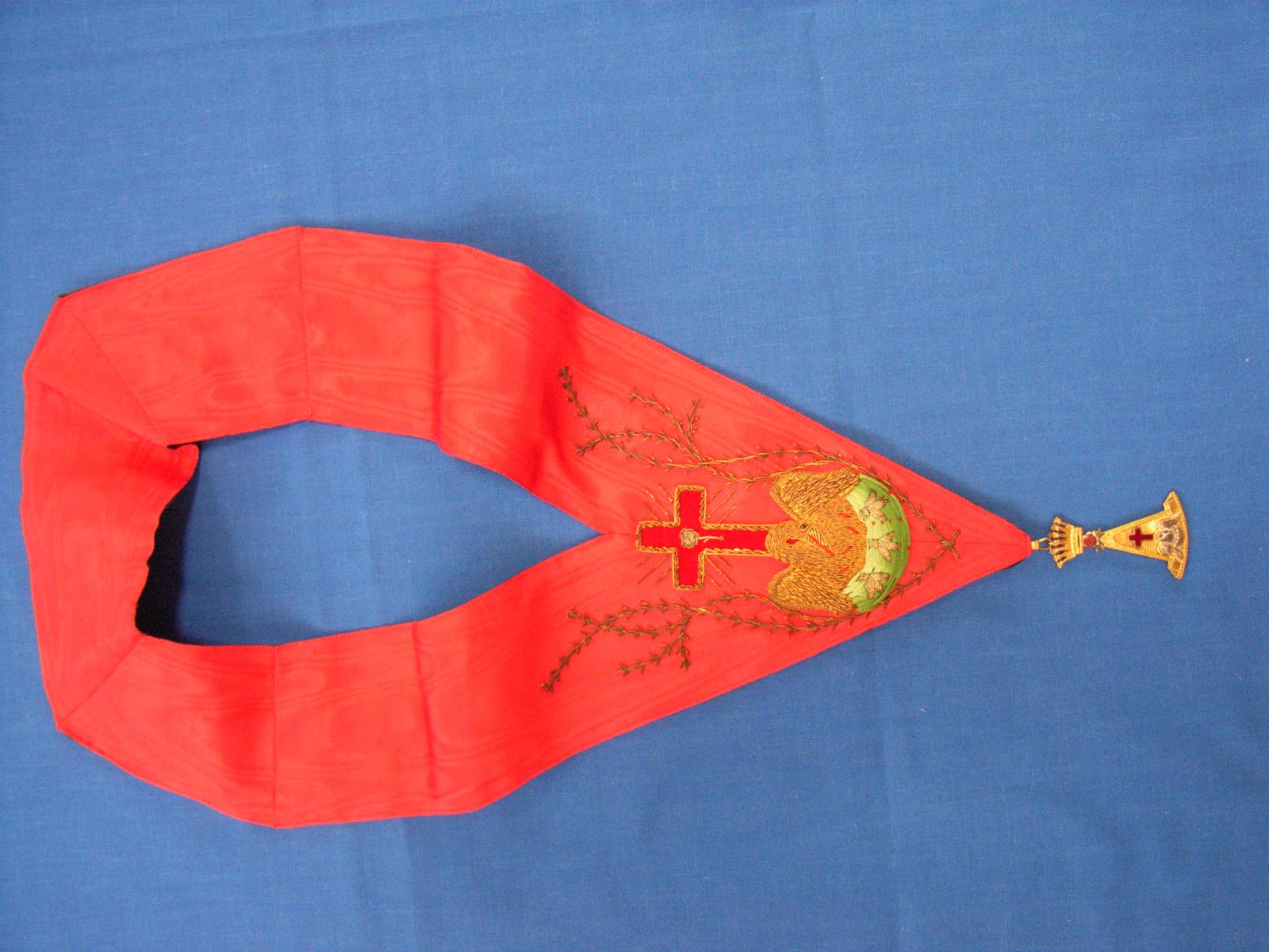 Embroidered Bishop's collar