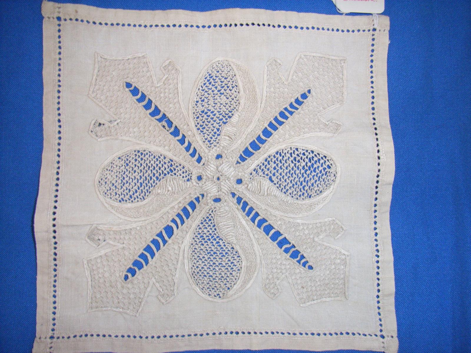 Whitework mat