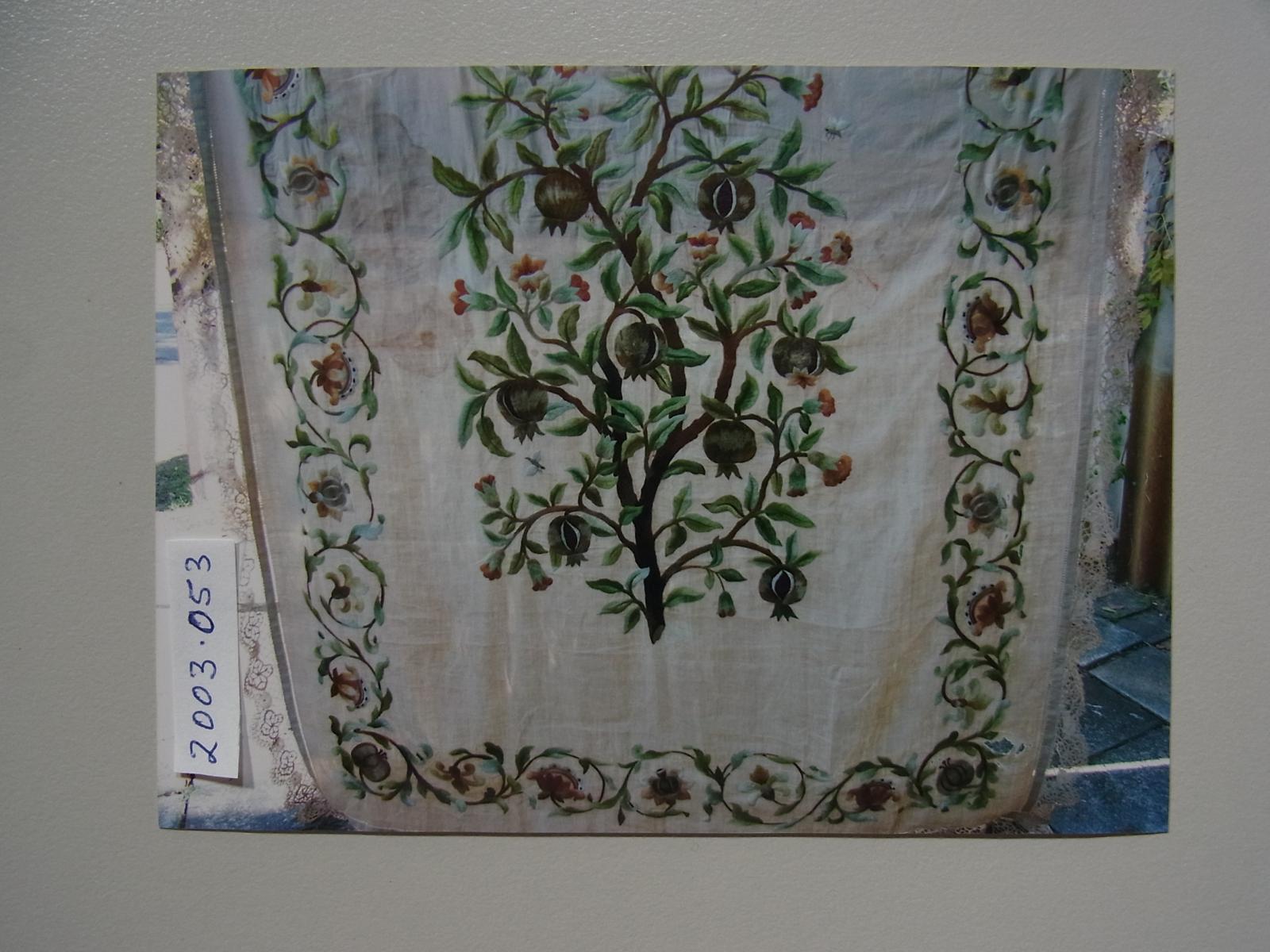 Crewel work bedspread