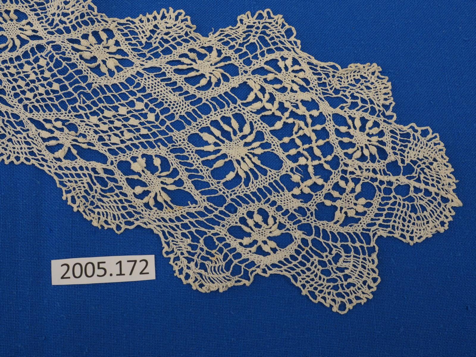 Detail of bobbin lace lappet