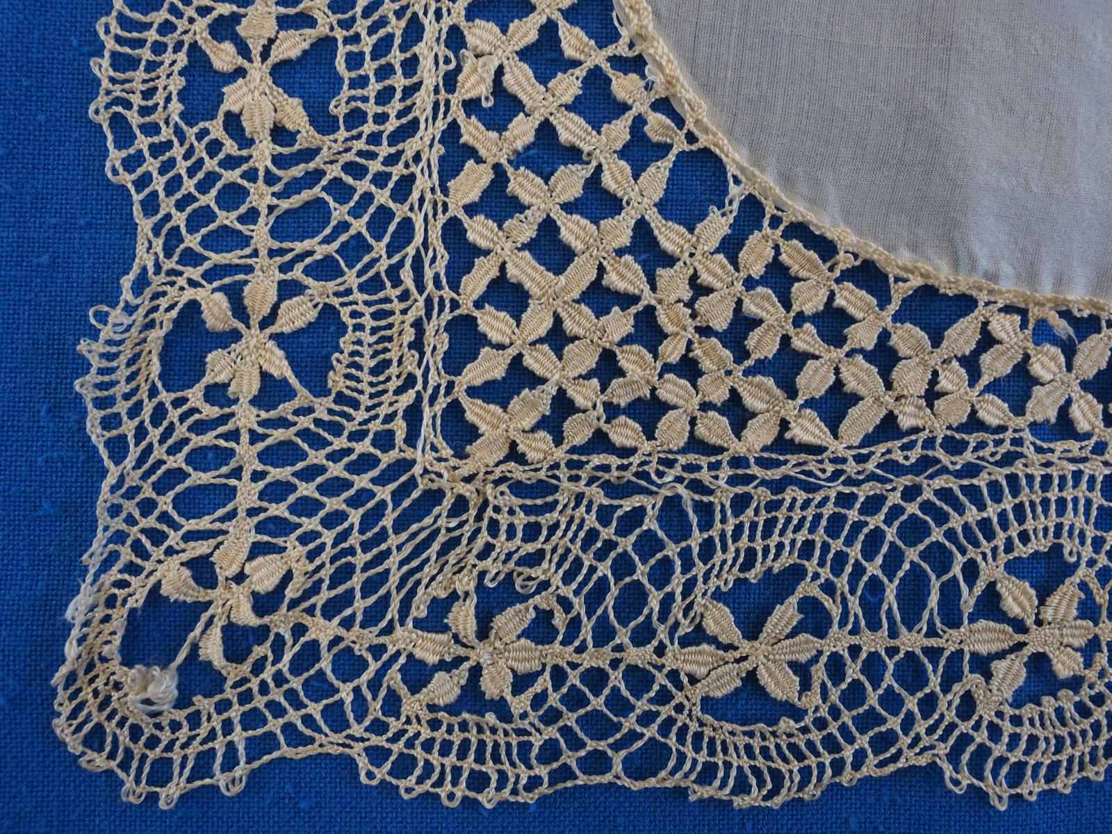 Maltese lace handkerchief