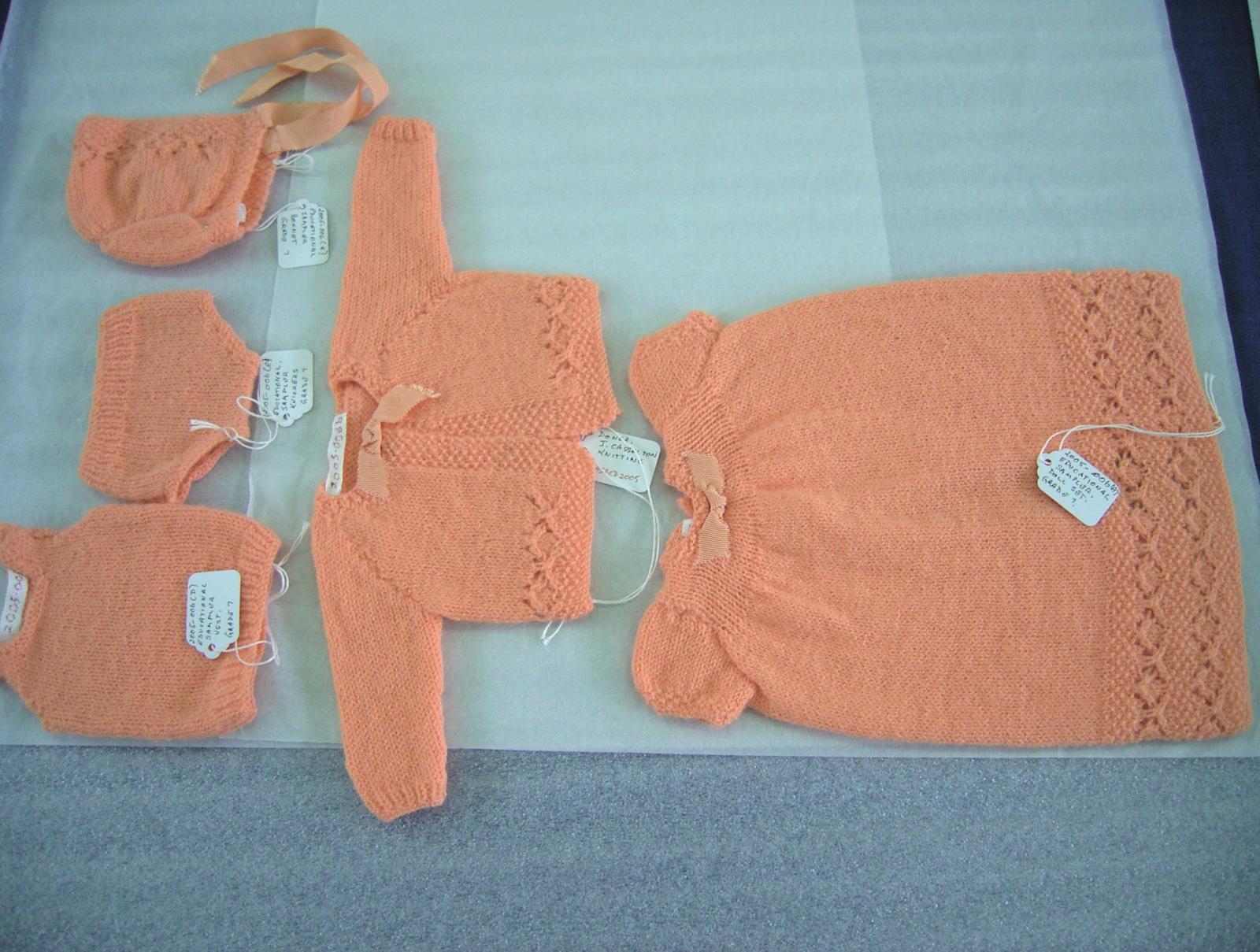 School sampler knitting