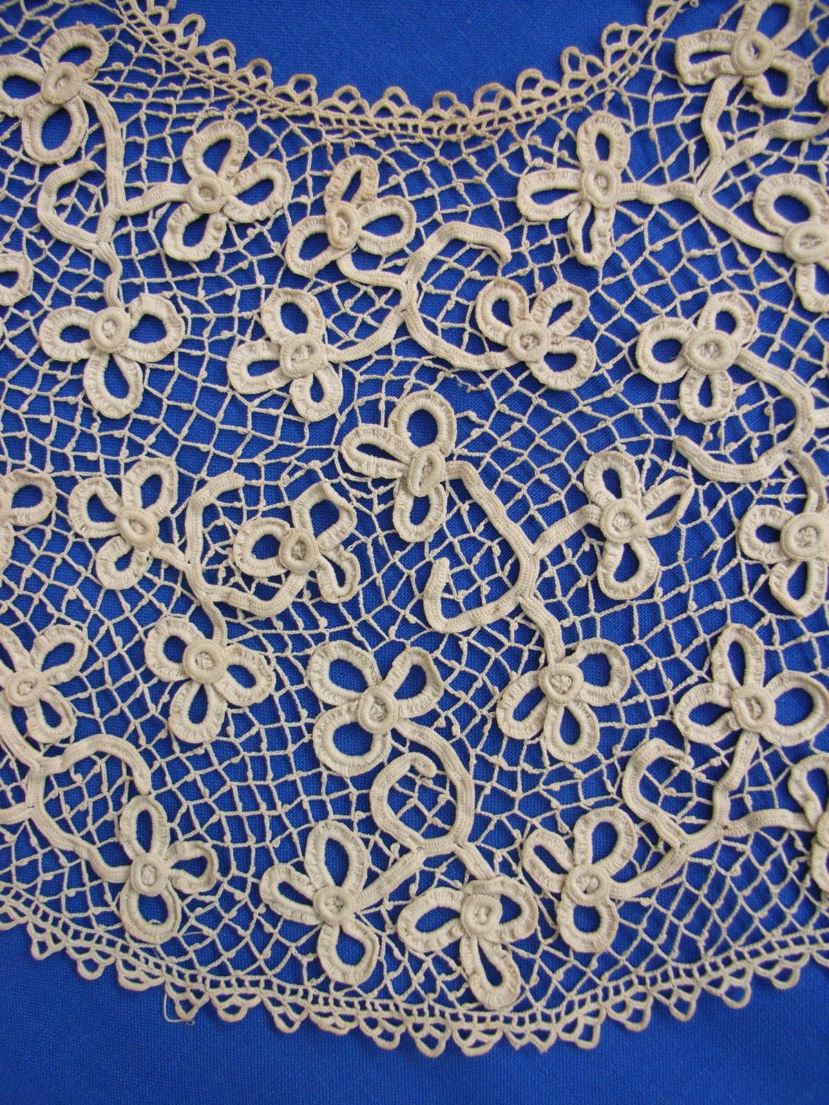 Irish crochet closeup