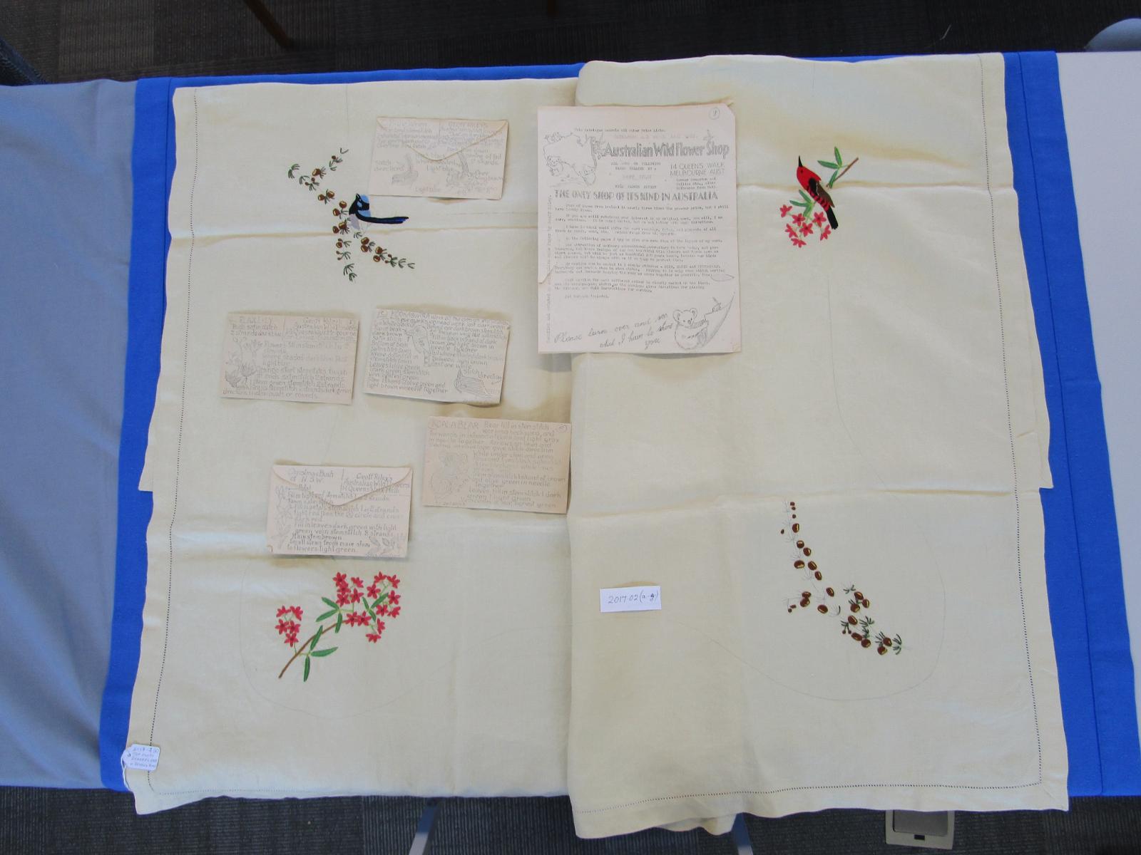 Tea cloth plus thread and instructions