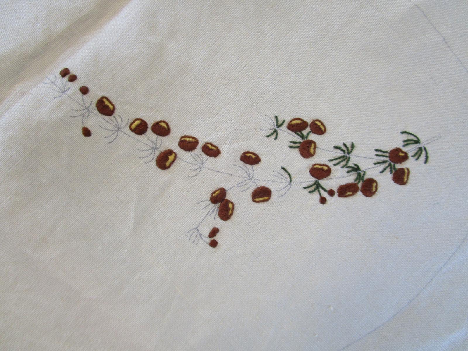 Tea cloth Boronia detail