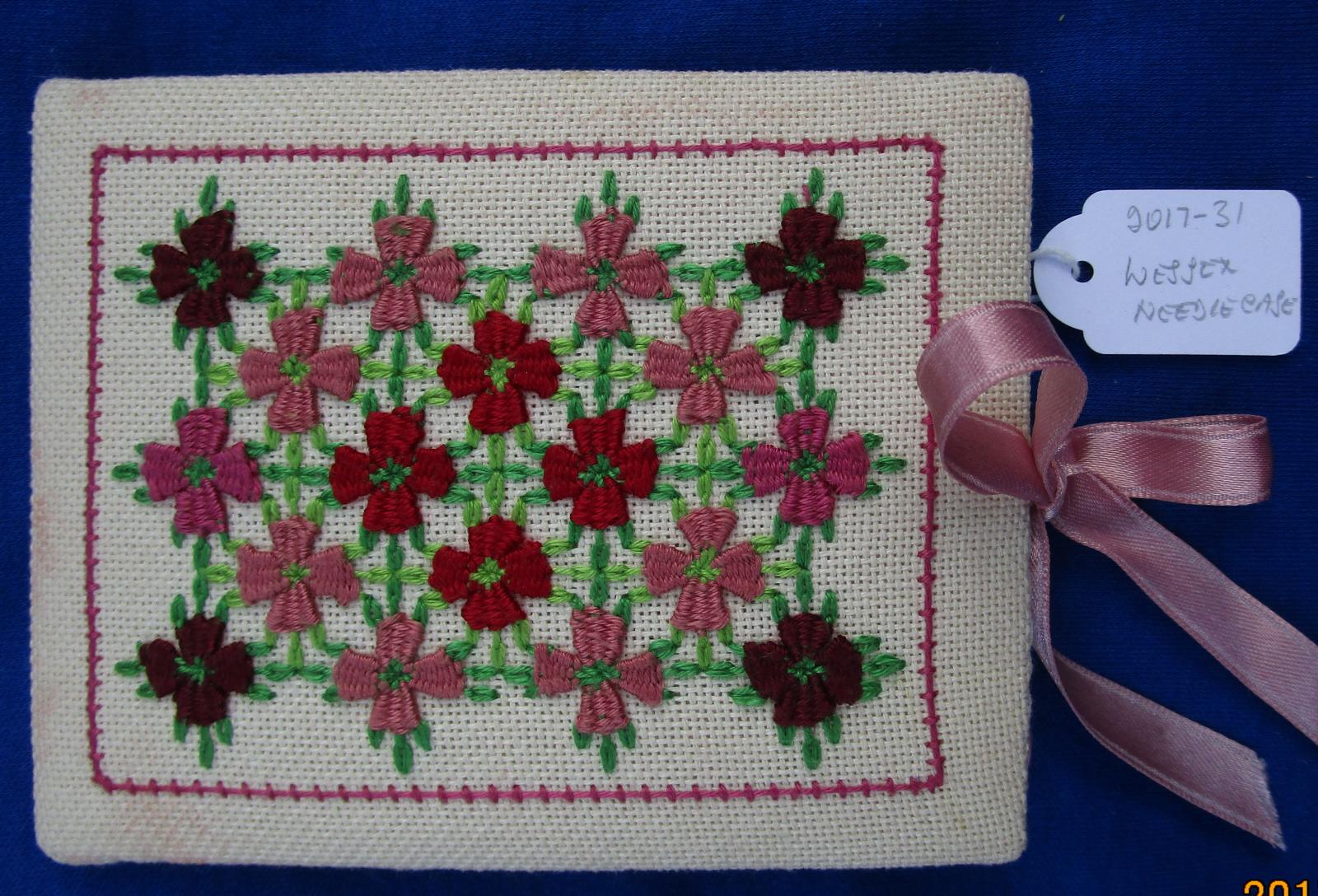 Embroidered needlecase