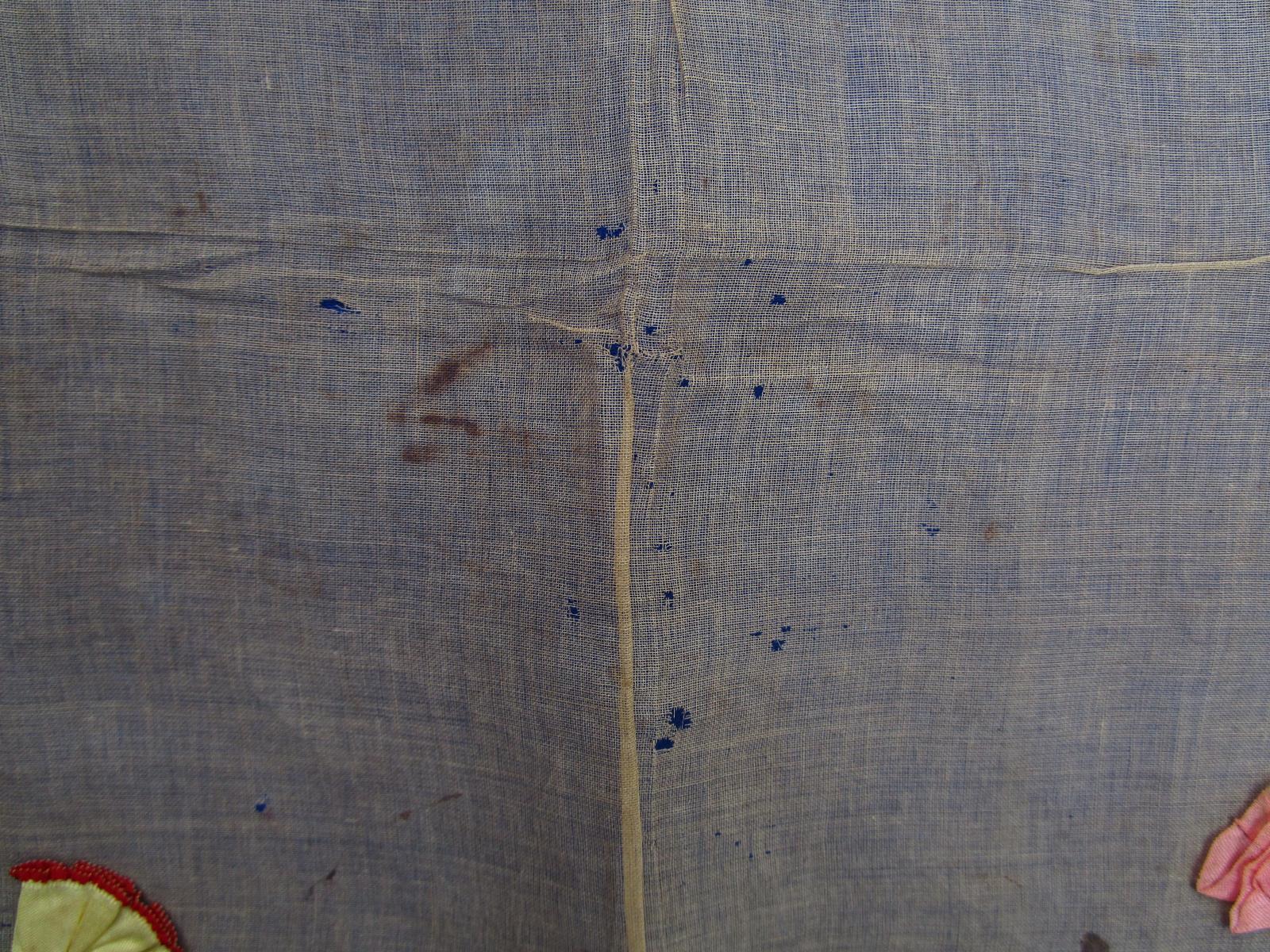 Ribbon work mat centre detail