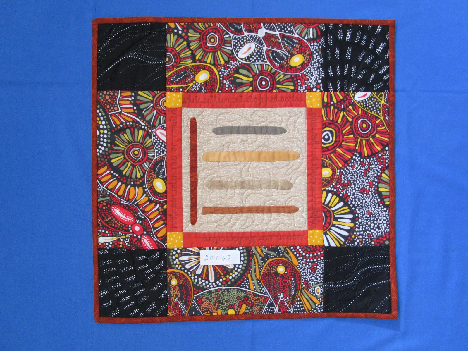 Contporary quilt panel