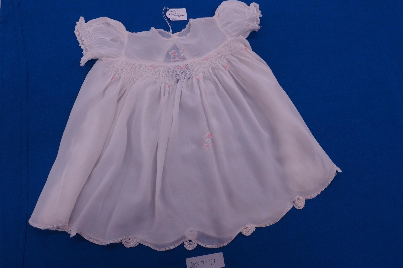 Smocked baby dress