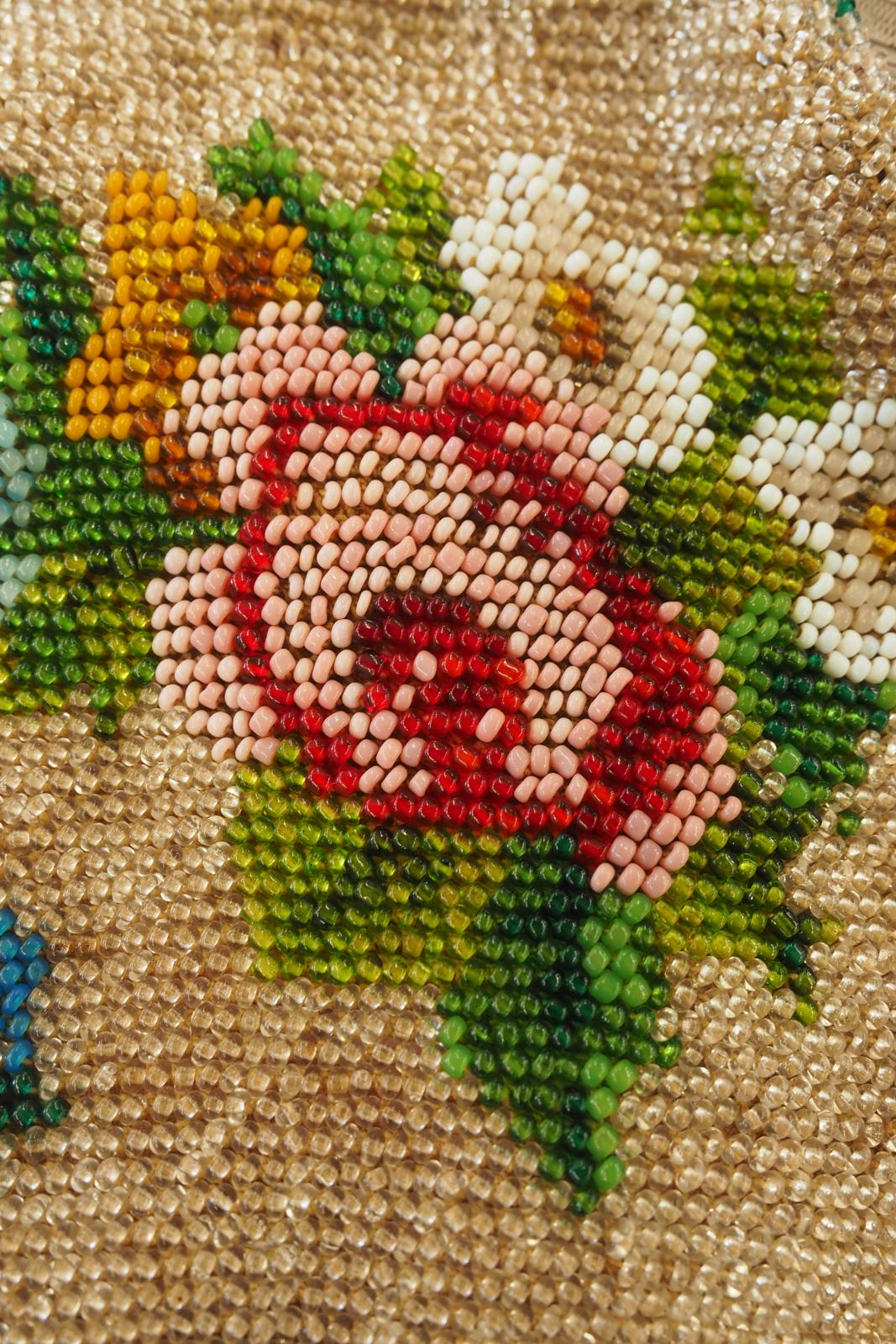 Beaded bag detail