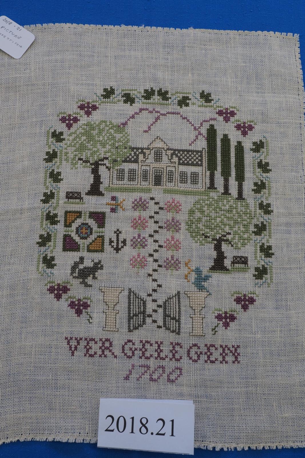 Cross stitch panel