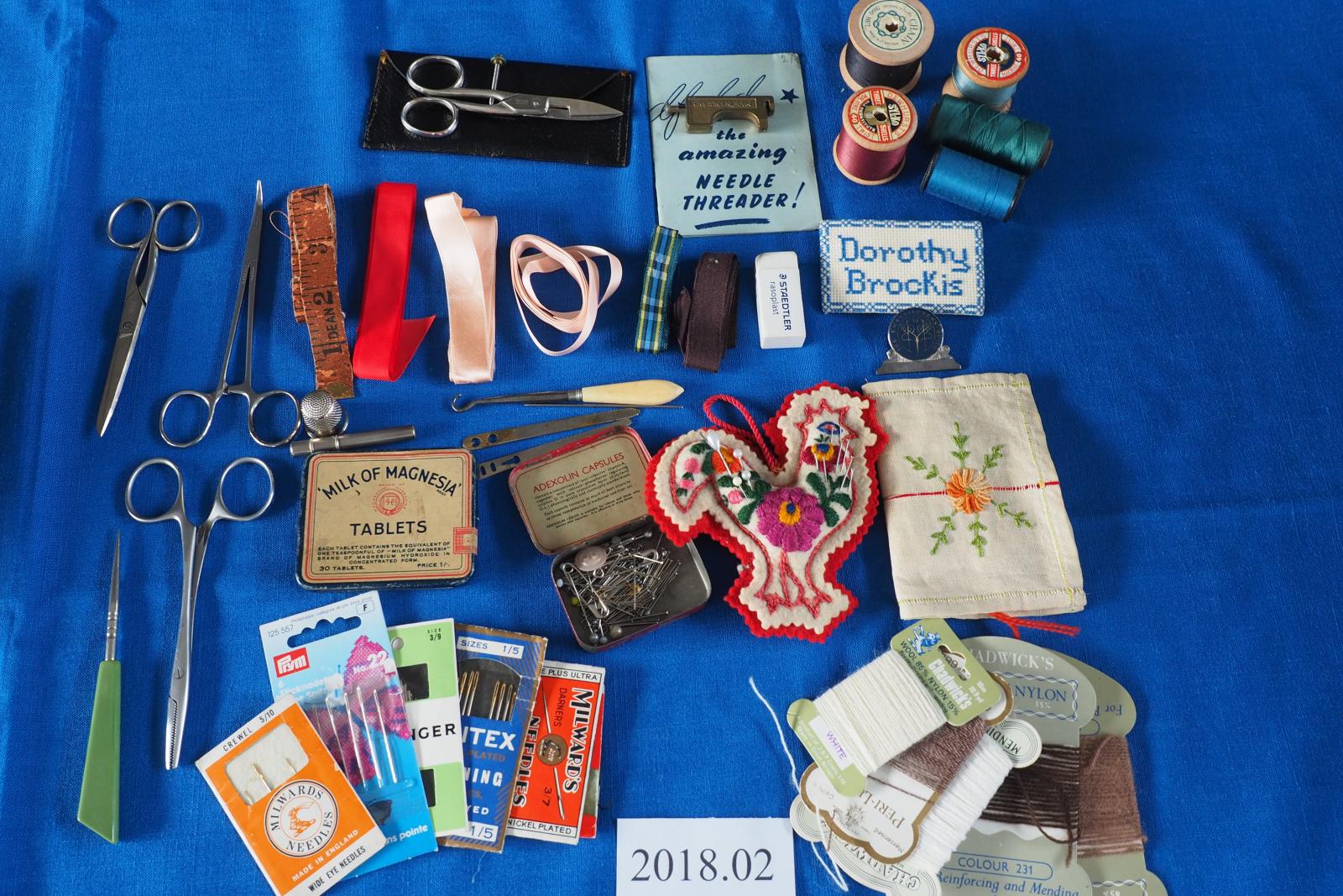 Contents of sewing box