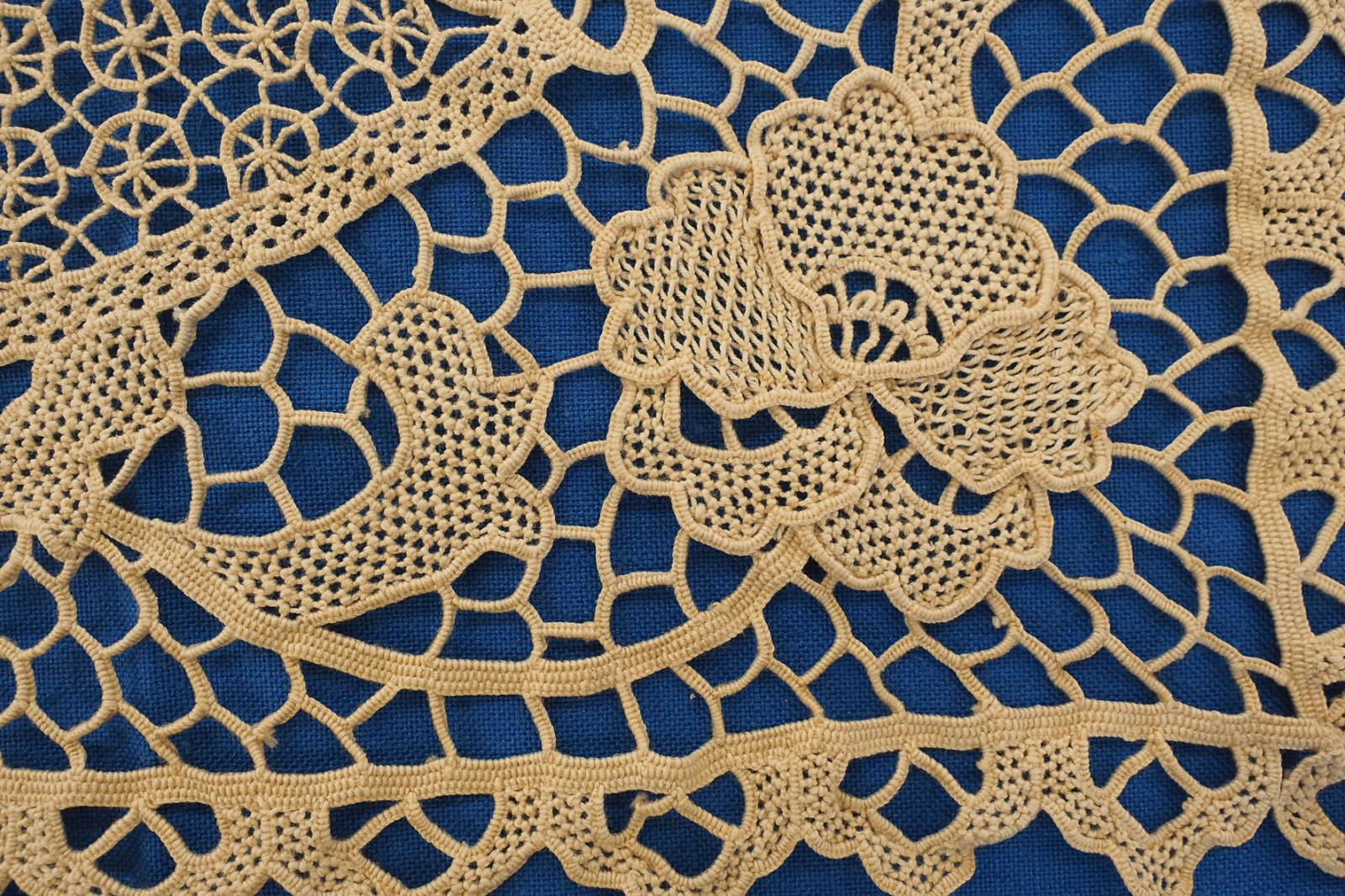 Needle lace mat detail 1