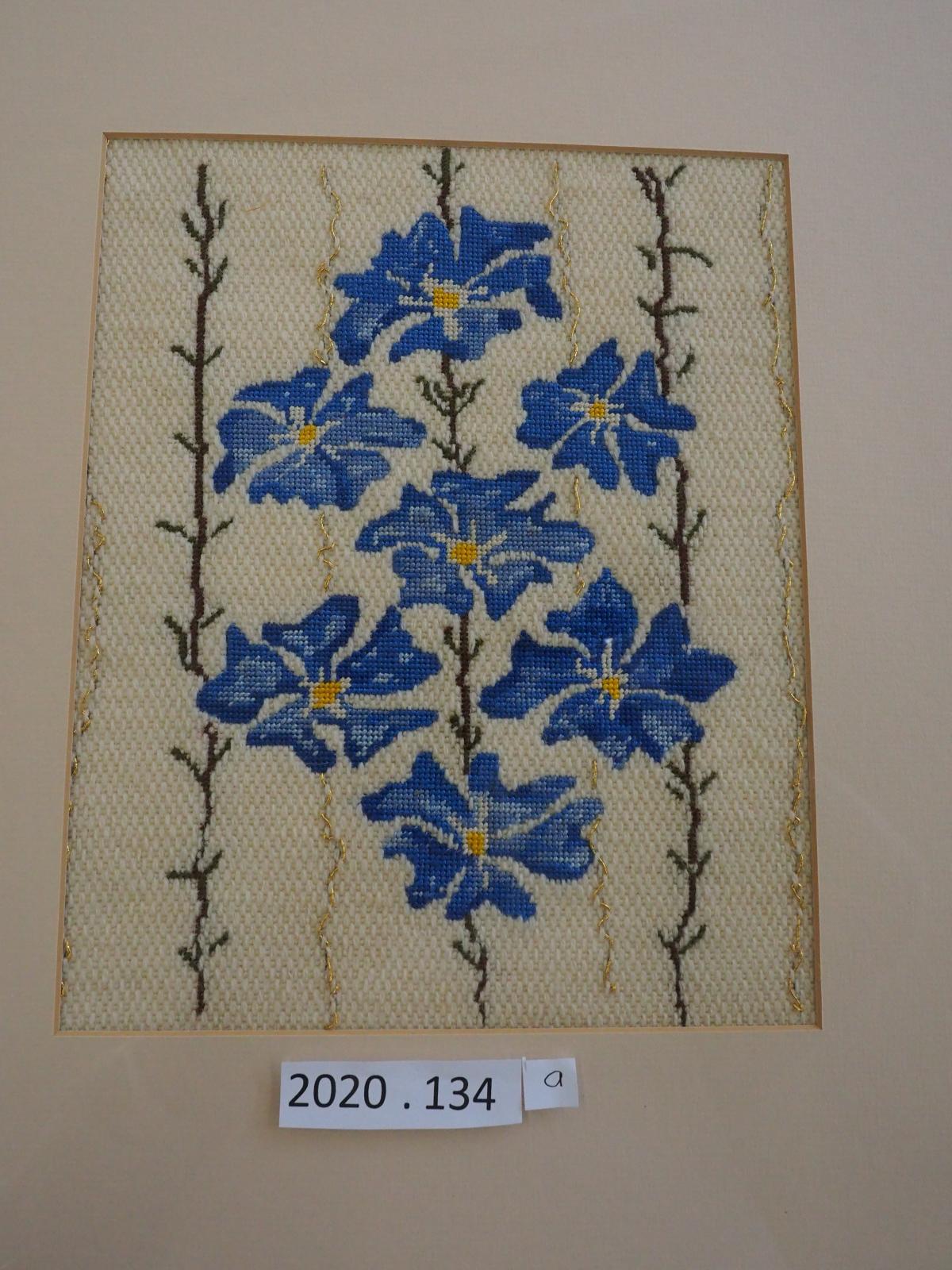 Embroidered Blue Leschenaultia