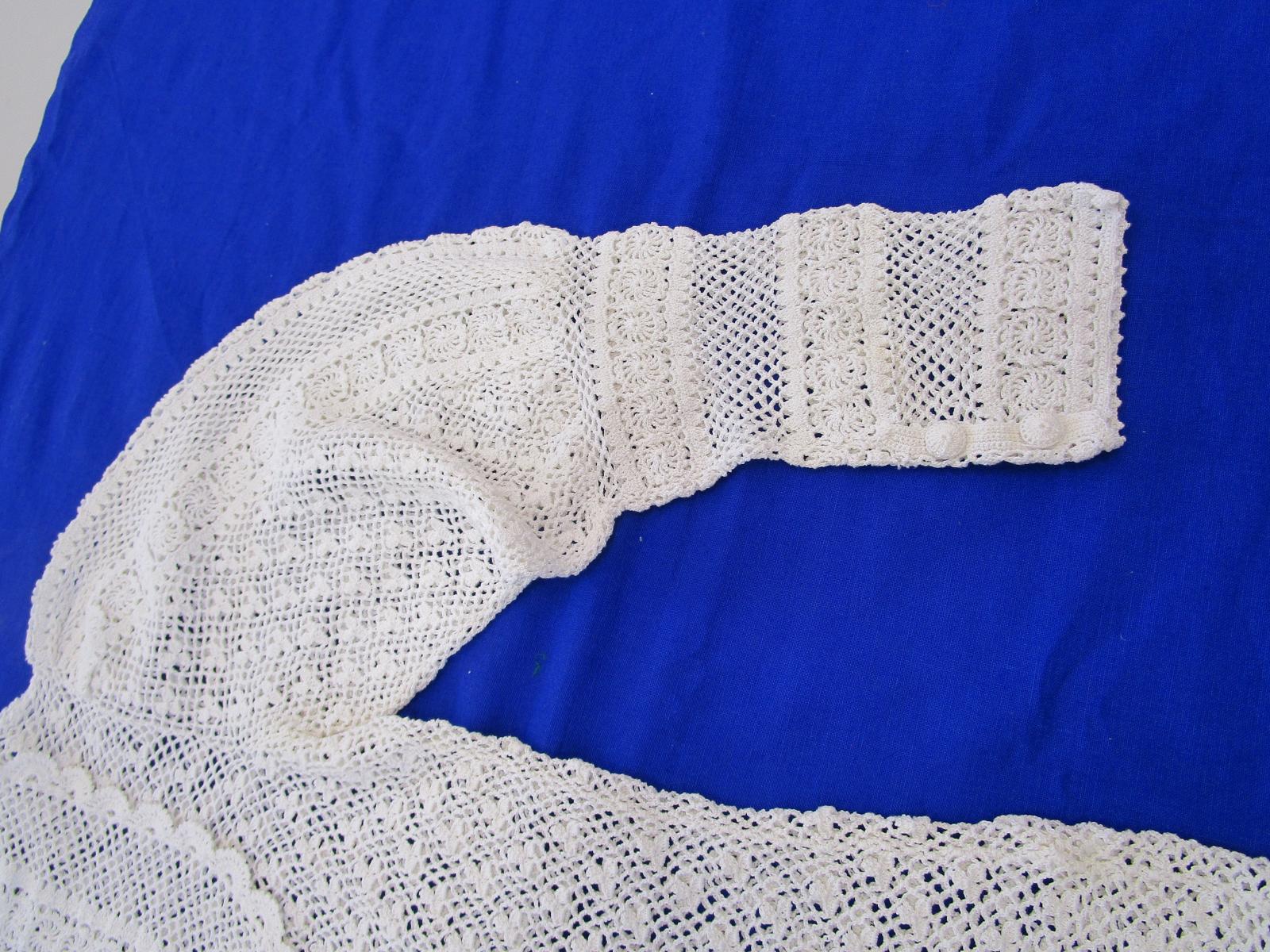 Detail of crochet blouse