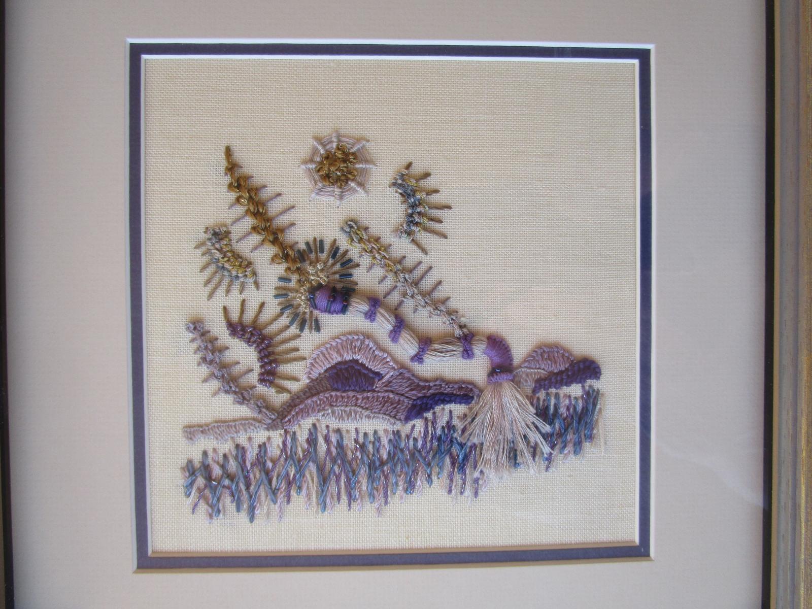 Embroidered picture detail
