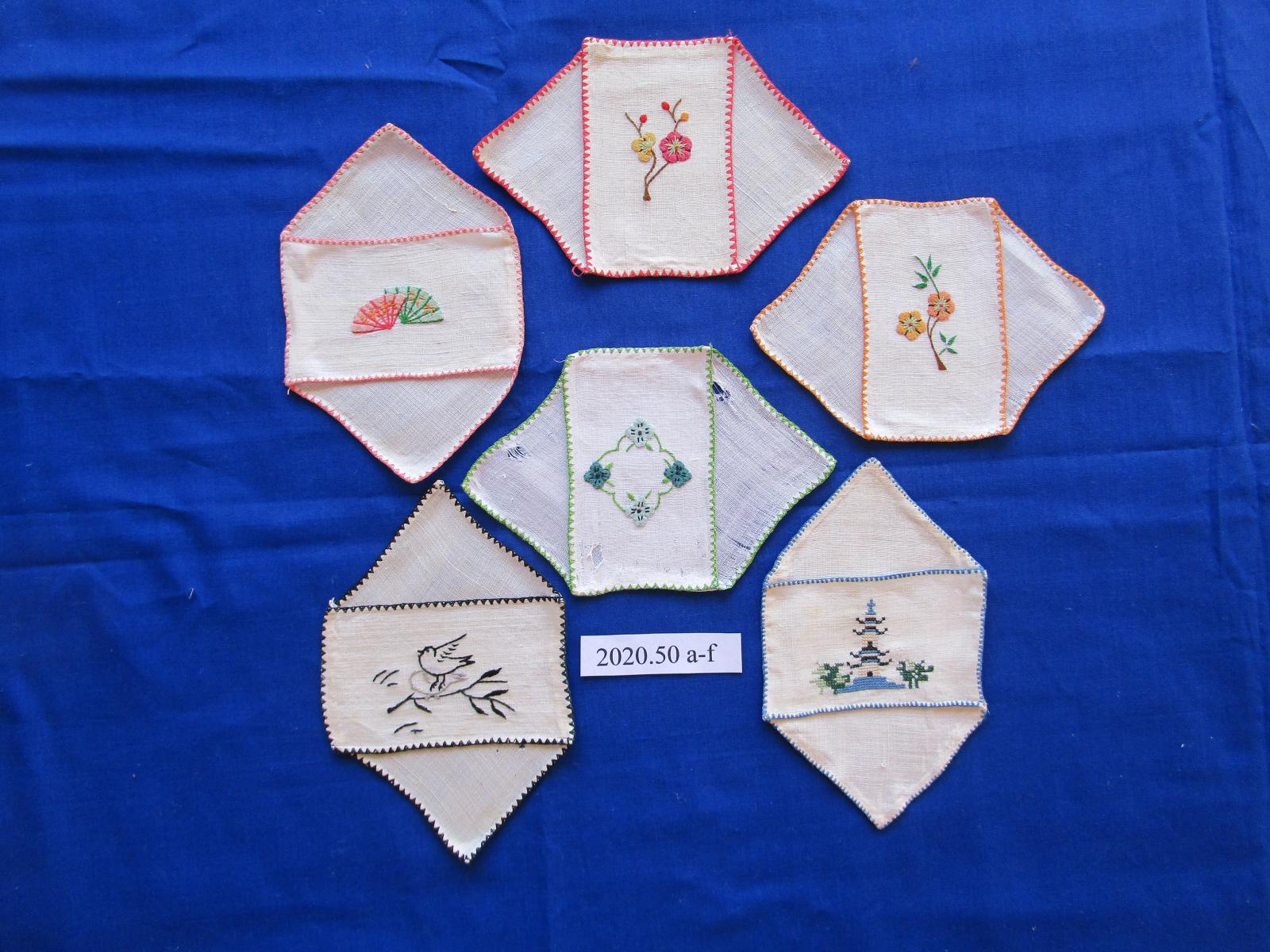 Embroidered Serviette rings