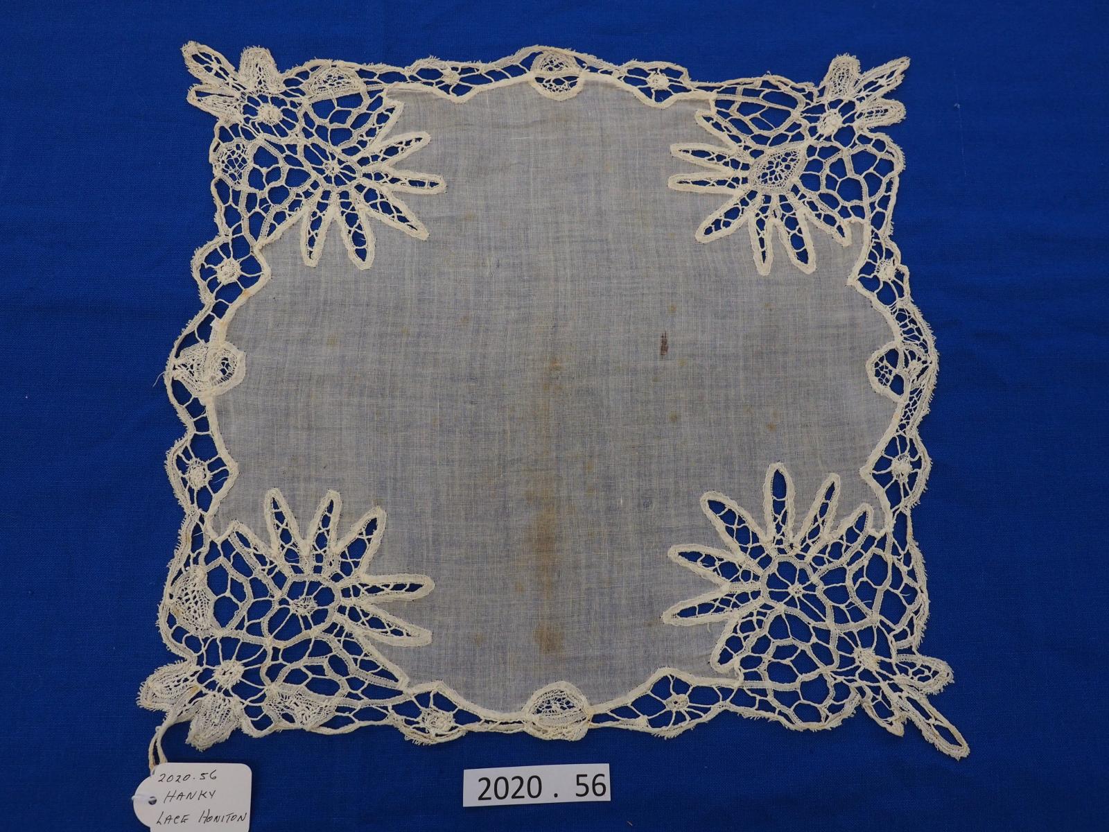 Honiton lace handkerchief
