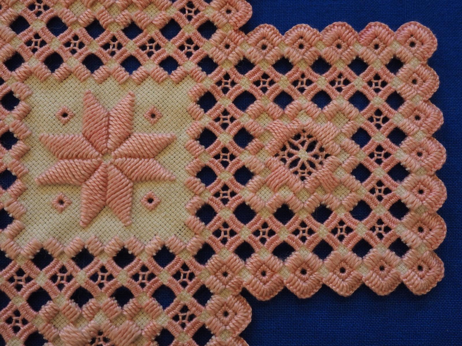 Hardanger mat detail