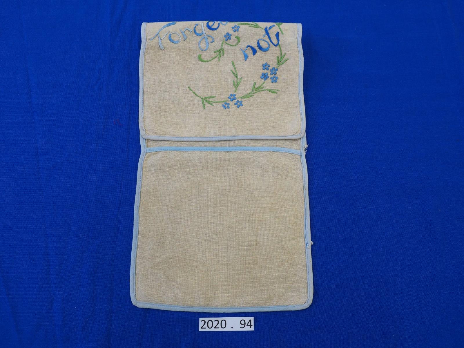 Detail of embroidered sachet