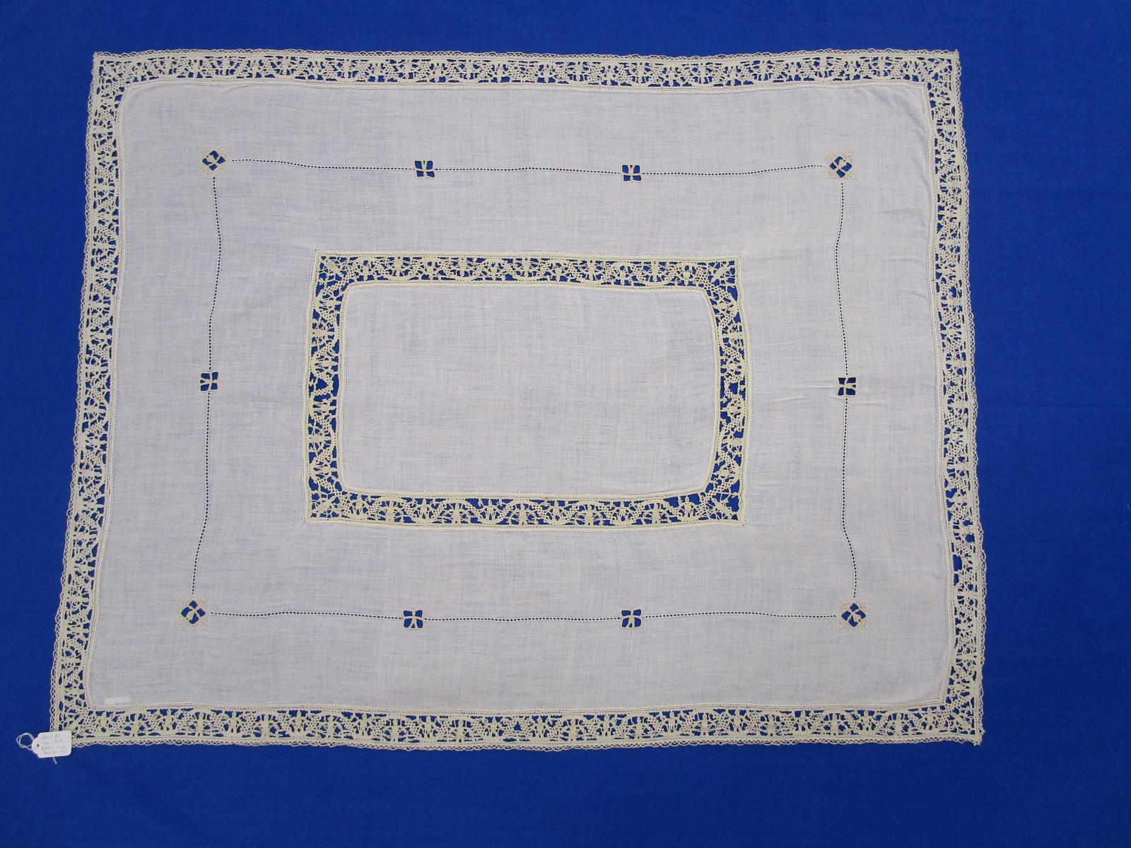 Needle lace tea cloth