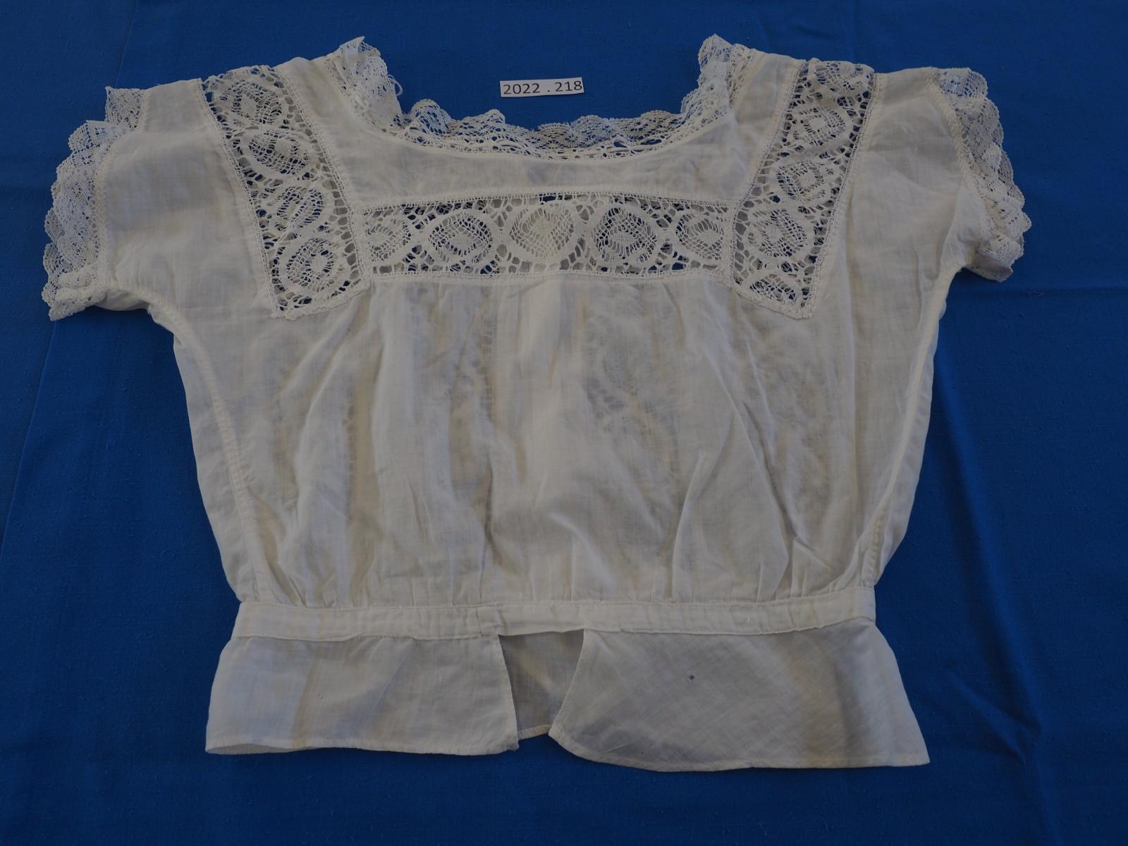 Bodice with lace back