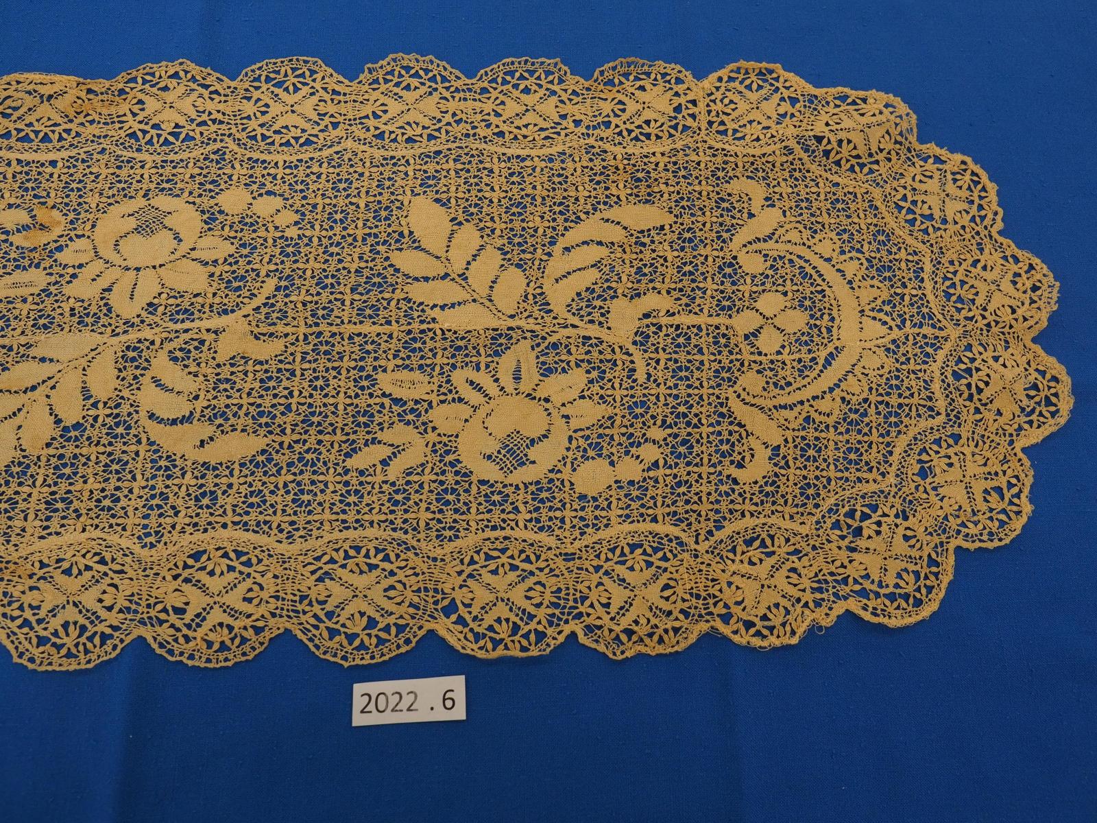 Maltese lace shawl detail