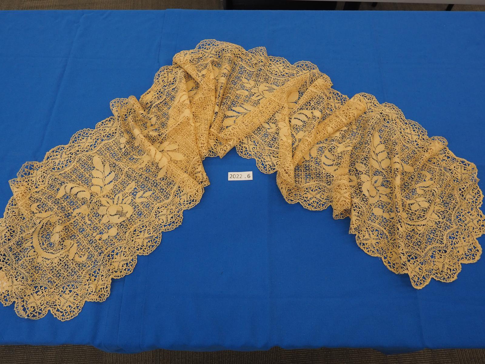 Maltese lace shawl