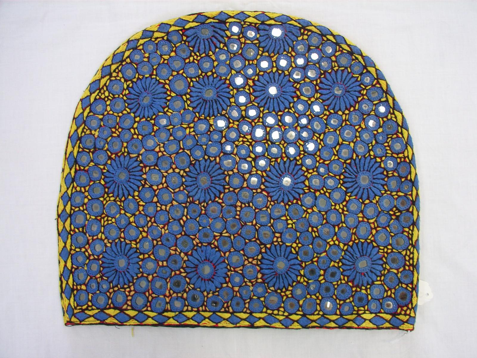 Tea cosy with shi sha embroidery
