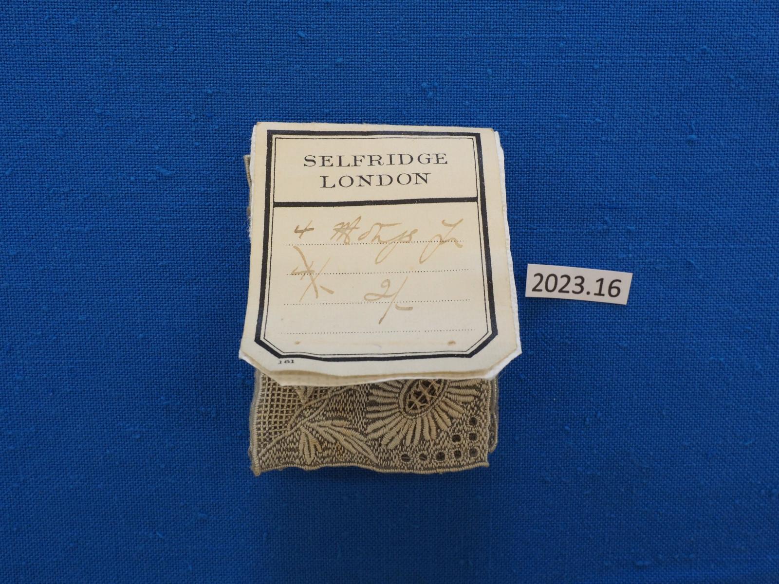 Embroidered motifs from Selfridge