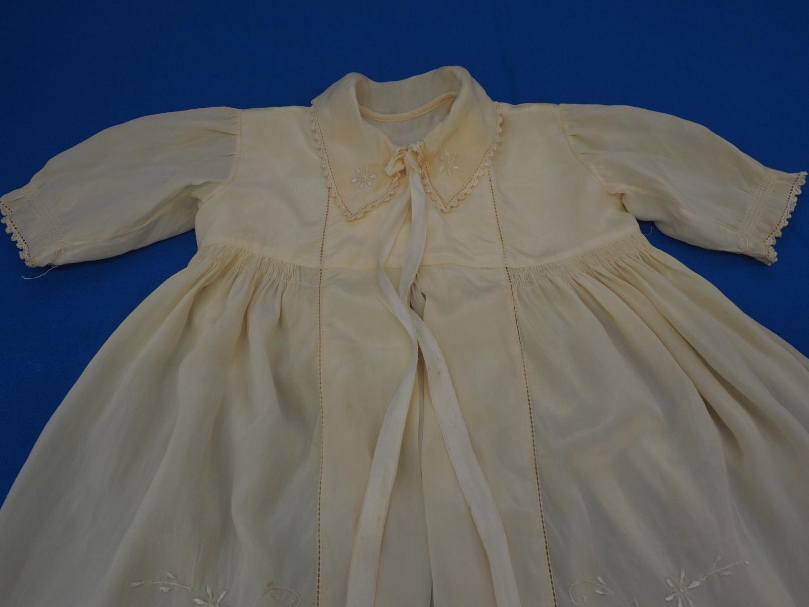 Detail of embroidered baby coat