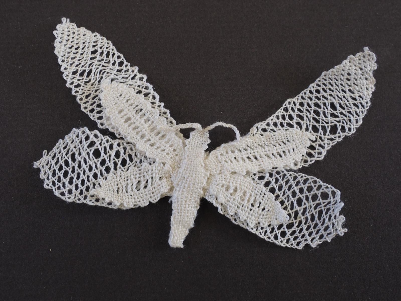 Lace motif of butterfly