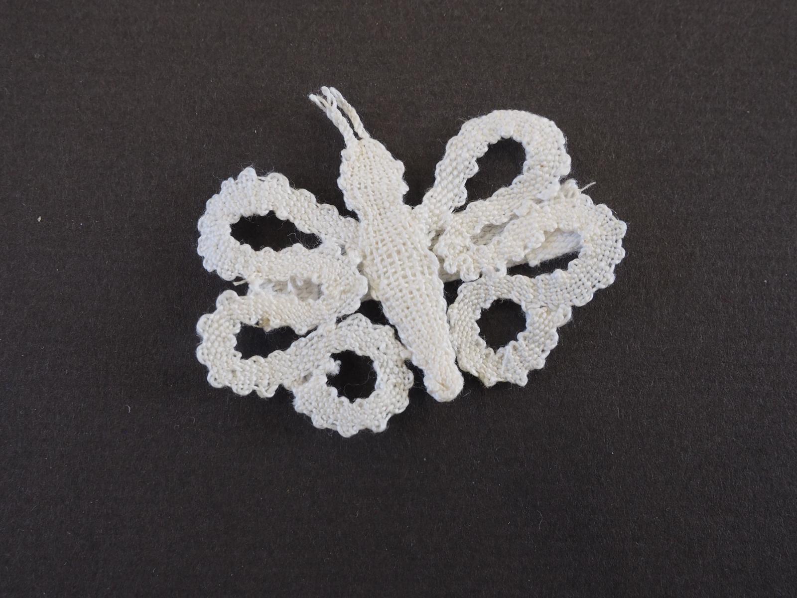 Lace motif of butterfly