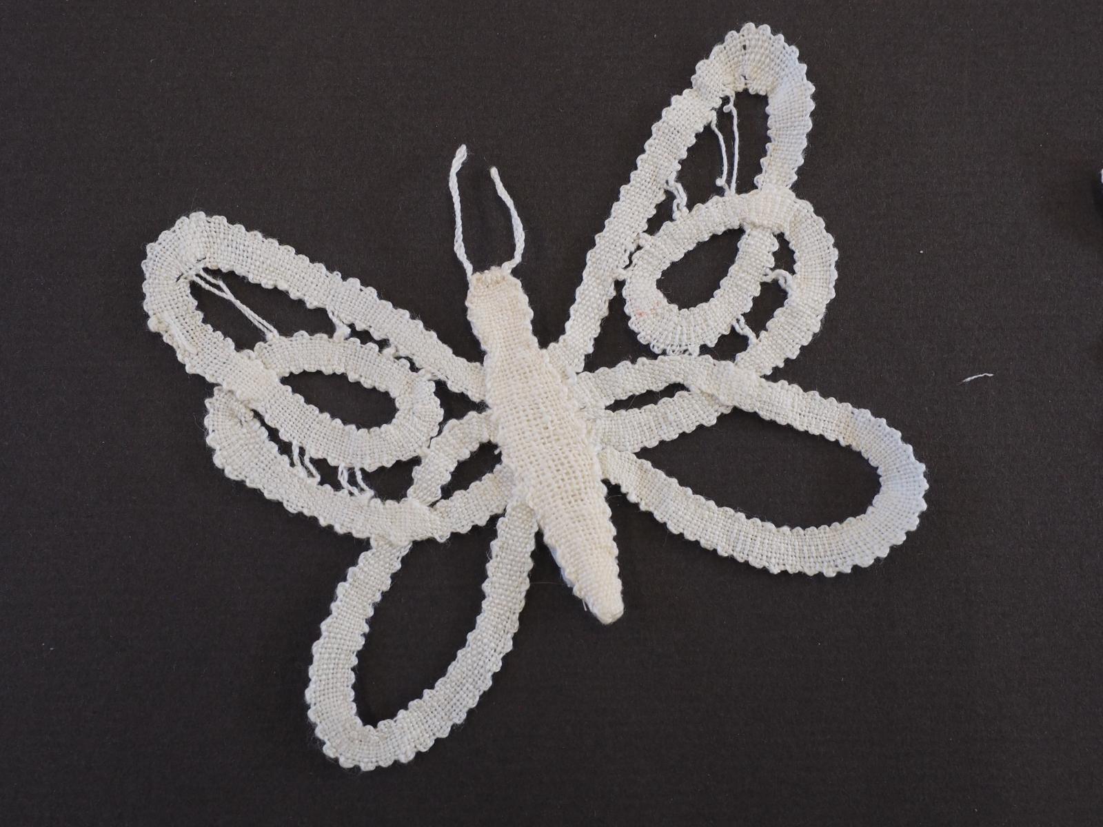 Lace motif of butterfly