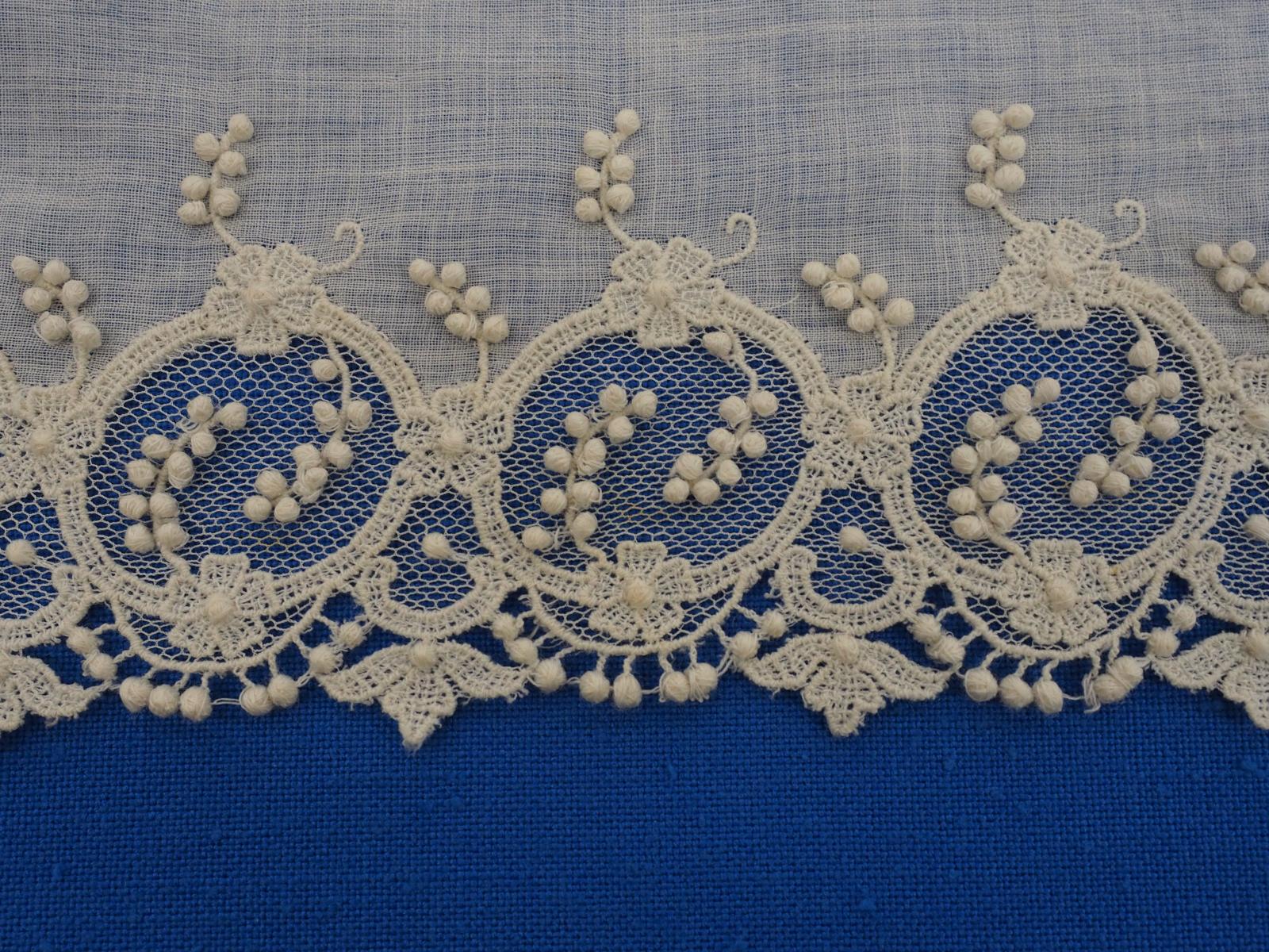 Machine lace fragment detail