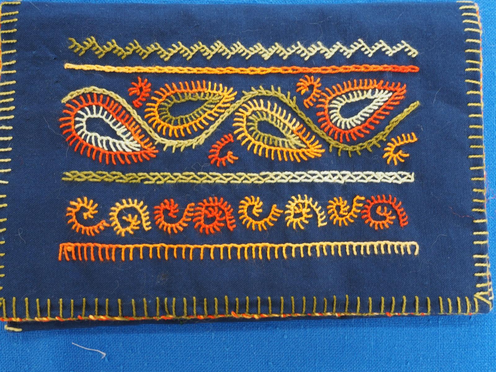 Dorset feather needle case