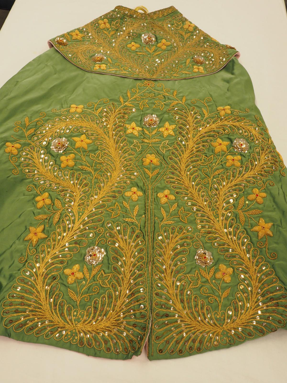 Gold work cape