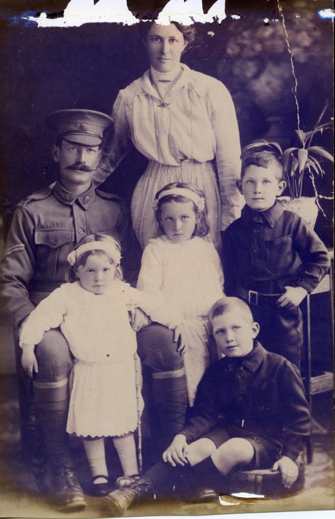 George McOuat with family George McOuat with family