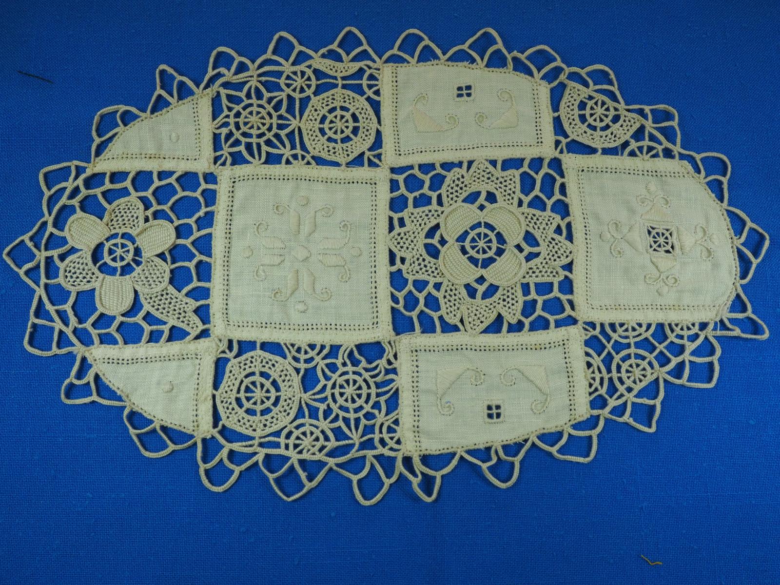 Needle lace mat