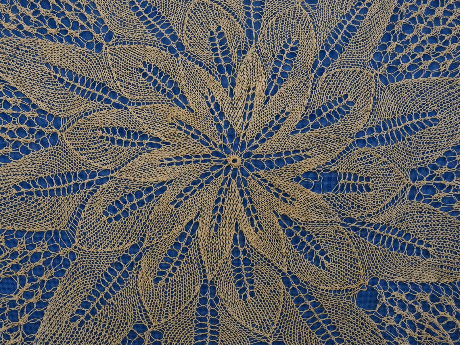 Knitted mat detail