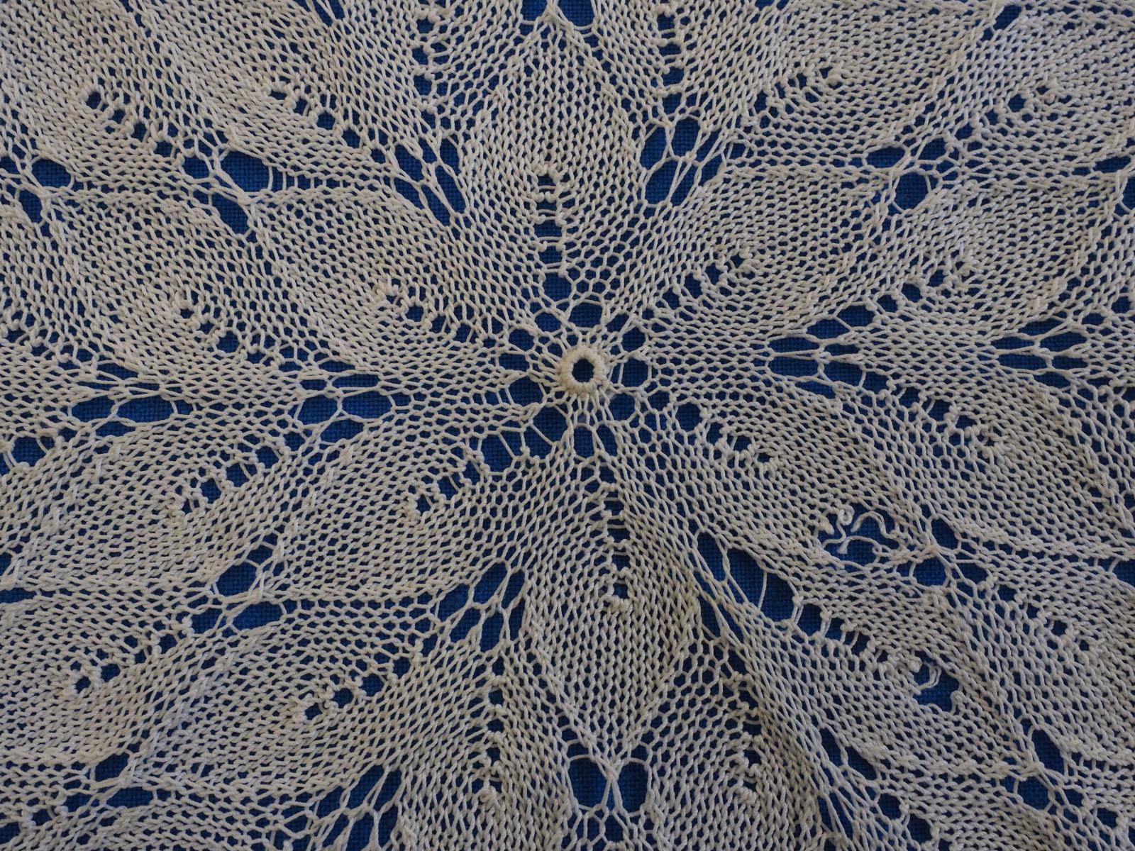 Knitted mat detail