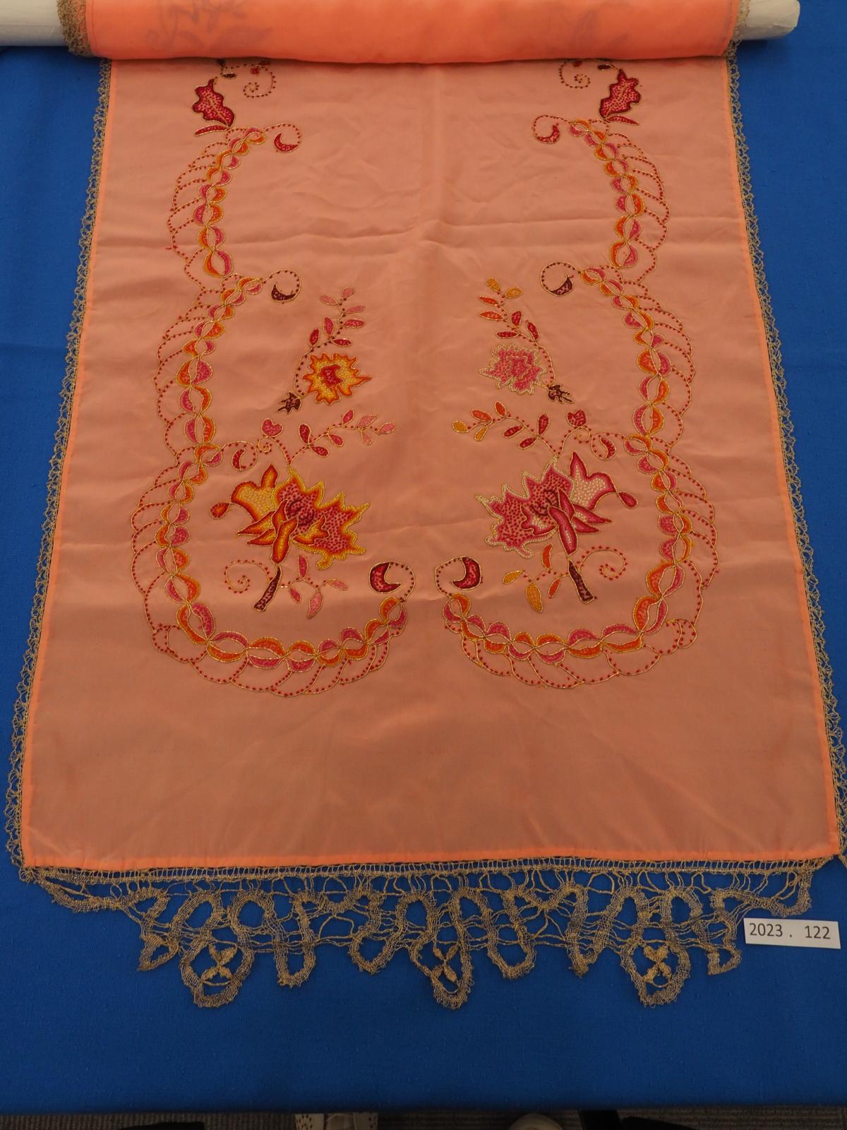 Embroidered shawl