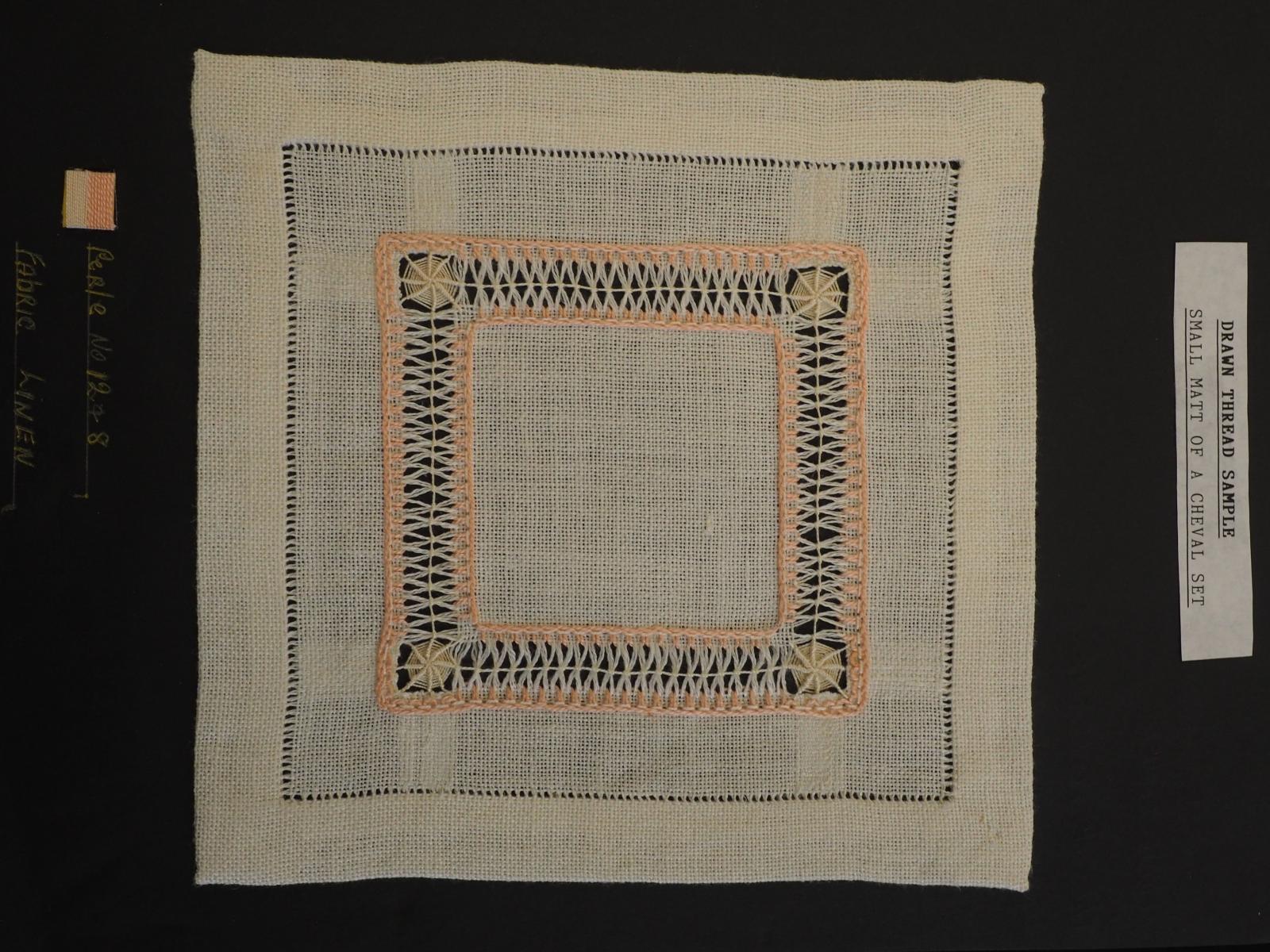 Drawn thread sampler